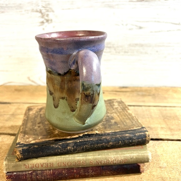 Pottery mug pigeon river pottery cup signed gift - Picture 6 of 6